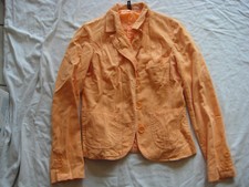 VINTAGE Feincord Jacke ORANGE