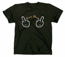 Fuck Off Mickey Micky T-Shirt