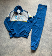 70er Vintage Adidas Originals VENTEX Trainingsanzug 70s Blau Jogginghose Gr. ...