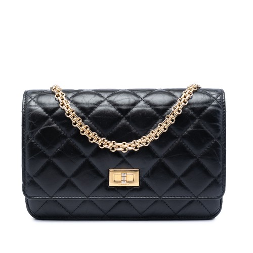 Chanel quilted aged - chanel, calfskin