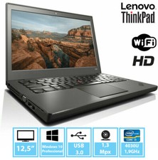 Lenovo ThinkPad X240 i3-4030u 1,9GHz 12,5" HD KAM win10 