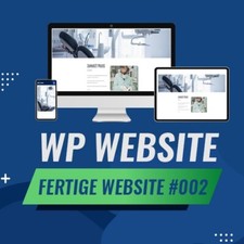 WordPress-fertige Website -