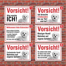 Vorsicht "Hier wache ich"