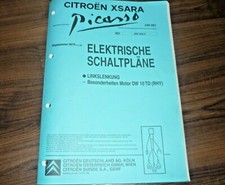 CITROEN XSARA PICASSO 2001 Motor DW10TD (RHY) Schaltpläne WERKSTATT HANDBUCH