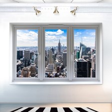 Leinwand Bild Skyline Städte