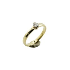 Solitär ring 585 - ring, gold