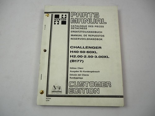 Original hyster challenger - original,