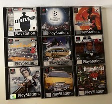 PlayStation 1 Spiele Sammlung 8x WipeOut, NFS 3, Tony Hawk, PS1 Klassiker Retro