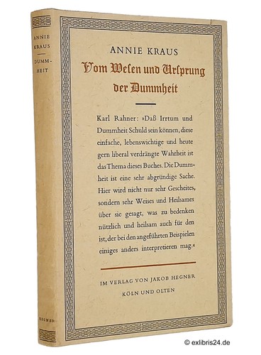 Annie kraus vom wesen - vom, und