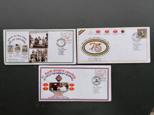 INDIEN - 3 Sonderumschläge "Indisches Militär", Sonderstempel, siehe Scan