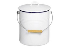 Emaille Eimer 10L mit Deckel