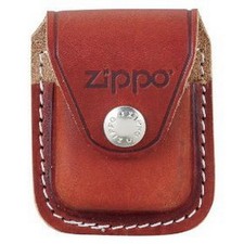 ZIPPO TASCHE in BRAUN Echtes