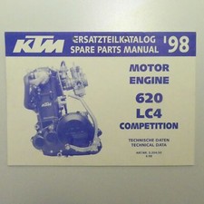 KTM Motor 620 LC4 Competition Ersatzteilkatalog part list Engine A9703