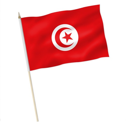 Tunesien stockfahne flagge - tunesien,,