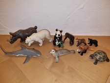 10x Schleich Zoo Tiere Nashorn