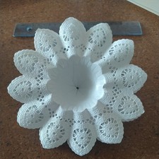 Biedermeiermanschetten, weiß