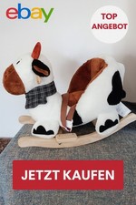 BIECO SCHAUKELKUH MIT SICHERHEITSGURT SCHAUKEL KUH SCHAUKELTIER guter Zustand