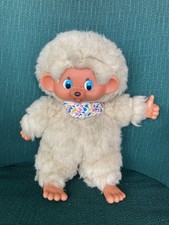 Vintage 80er Monchichi Monchhichi White Rare Toy  Selten 30cm Spielzeug