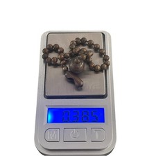 Alter Kugelkette Zugkette Messingkette für Zugschalter Kette mit Verschluss