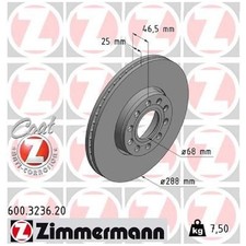 2x Bremsscheibe vorne für VW