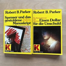 2x Robert B. Parker, Ullstein, Spencer und das gestohlene Manuskript + Dollar