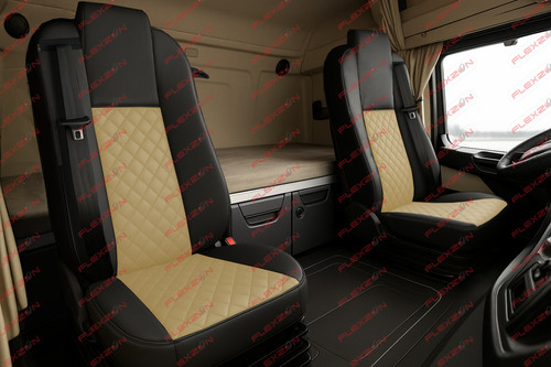 öko leder lkw sitzbezug - sitzbezug, set