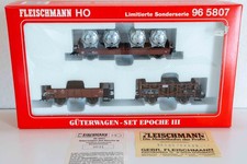 Fleischmann 96 5807 Güterwagen Set DB limitierte Sonderserie H0