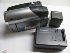 Panasonic Mini-DV Camcorder NV-GS90 (Sucher) Objektiv 42x Zoom lens Top 