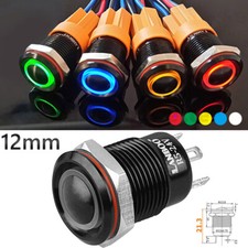 Ø12mm Metall Schwarz