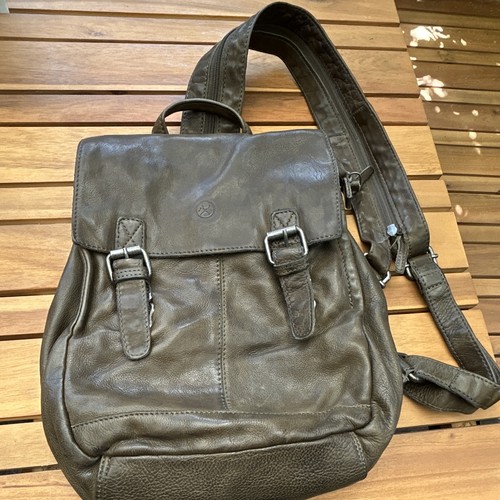 Damen rucksack braun leder - braun,