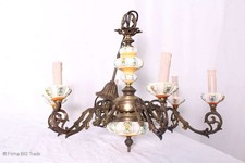 Zauberhafte antike Chippendale Deckenlampe / Kornleuchter / Porzellanlampe Messi