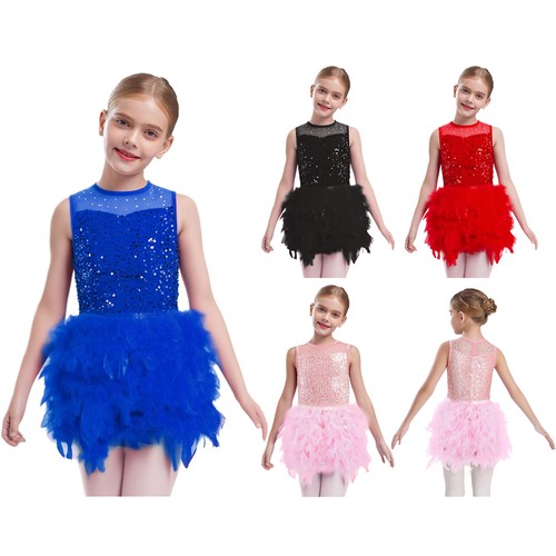 Mädchen tutu kleid pailletten - tutu-kleid,