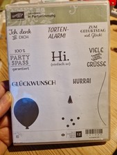 Stampin Up! Stempelset "In Partystimmung" - Geburtstag, Party Tortenalarm
