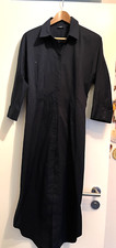 Joop! tief dunkelblaues langes Blusenkleid, Gr. 36, 3/4-Arm, NEU