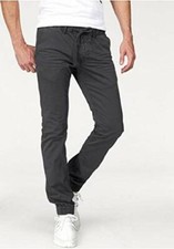 Hose Bündchenhose Herren Peter von QS by S.Oliver Schwarz Gr. W30 NEU