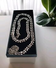 HÜFT Kette Körper Bauchkette filigran "SCHLEIFE" Modeschmuck 