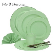 68-teiliges Set Einweggeschirr