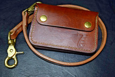 Wallet Chain Messing US Leder