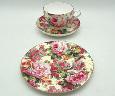 Kaffeetasse, Untertasse, Kuchenteller von MAXWELL WILLIAMS Rambling Rose