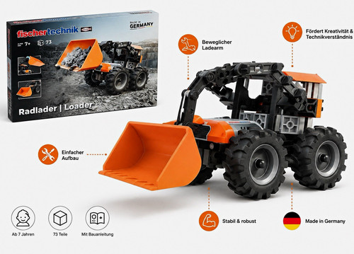 Fischertechnik radlader loader - fischertechnik, radlader/loader