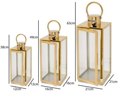 Laternen set edelstahl - laternen,