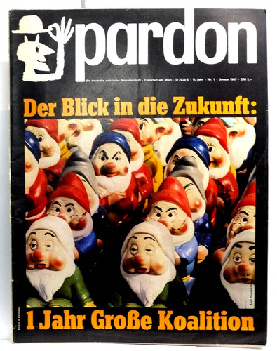 Satire zeitschrift pardon - pardon, nr