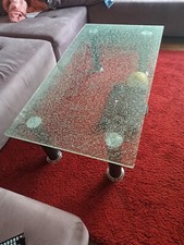 Couchtisch crashglas - couchtisch,