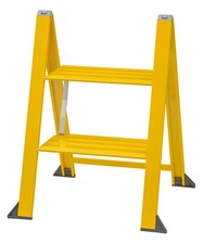 W.steps, VIKINGSTEP MIDI Yellow, WL728502, extrem kompakte Trittleiter gelb l...