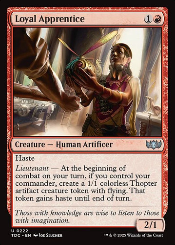 Magic mtg loyal apprentice - loyal,