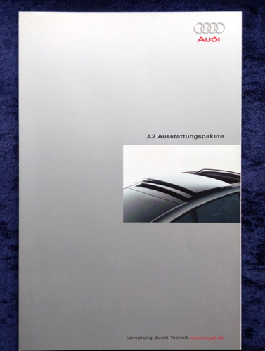 Audi prospekt 2001 - prospekt, 3.2001