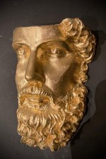 Skulptur Gips Büste des