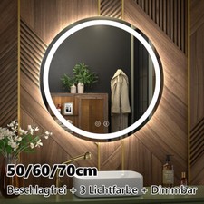 Runder Badezimmerspiegel LED
