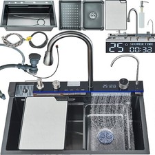 Edelstahl LED Küchenspüle