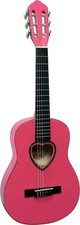 Gitarre/Kindergitarre, Jugend, 1/4- klassik-, in pink, Schalloch in Herzform!